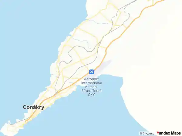 Carte de Conakry